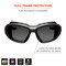 Ergodyne LOKI, Safety Glasses, Anti-Fog, Smoke Lens, Matte Black Frame Frame, Full-Frame LOKI-AFAS - alternate 5